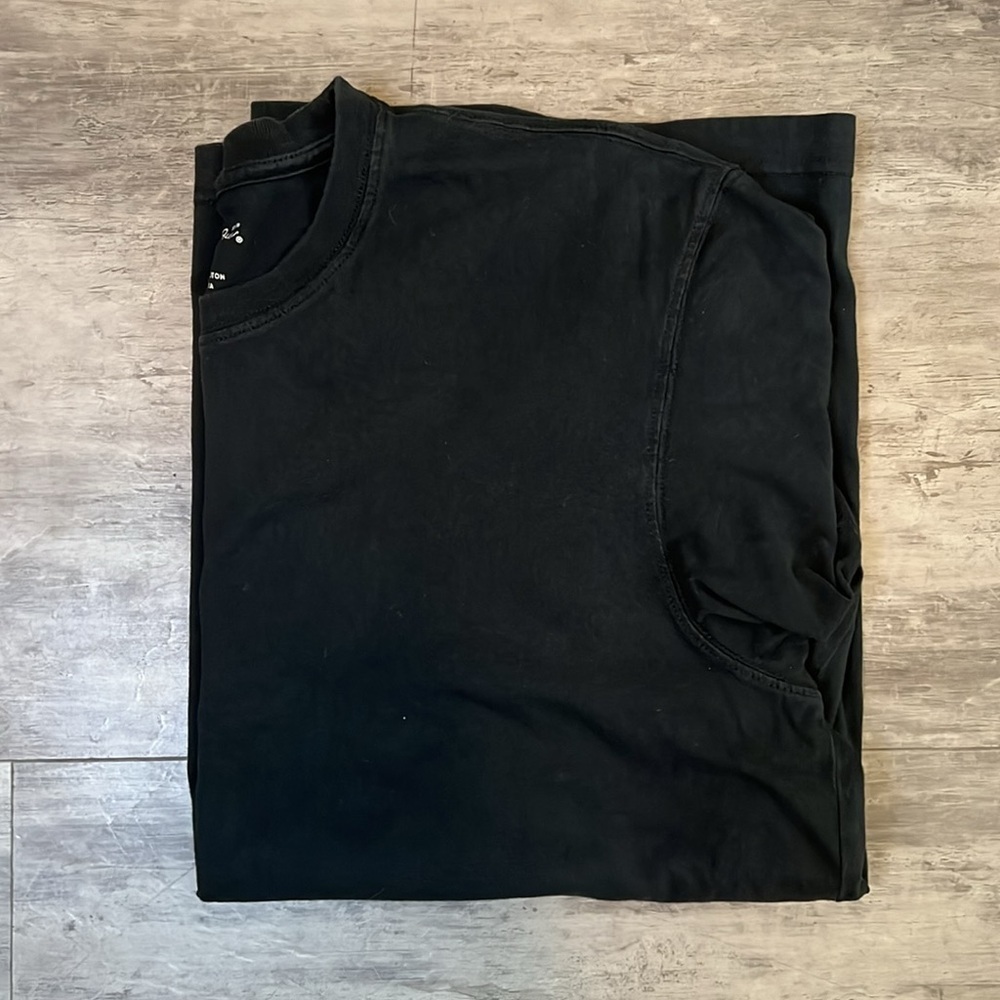 Eddie Bauer Basic Short Sleeve TShirt Black Size Large